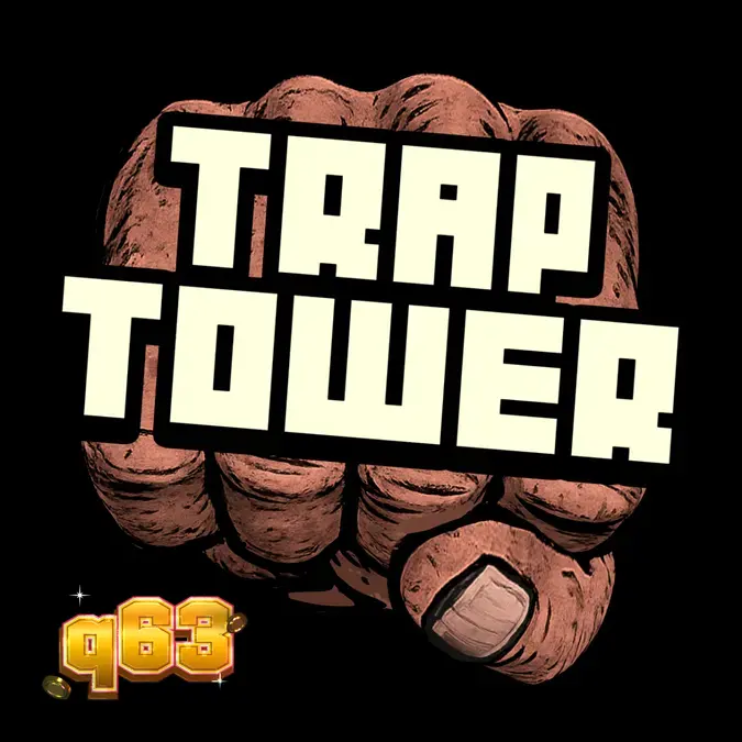 Isang visual na representasyon ng Trap Tower slot na nagpapakita ng urban gang warfare theme.